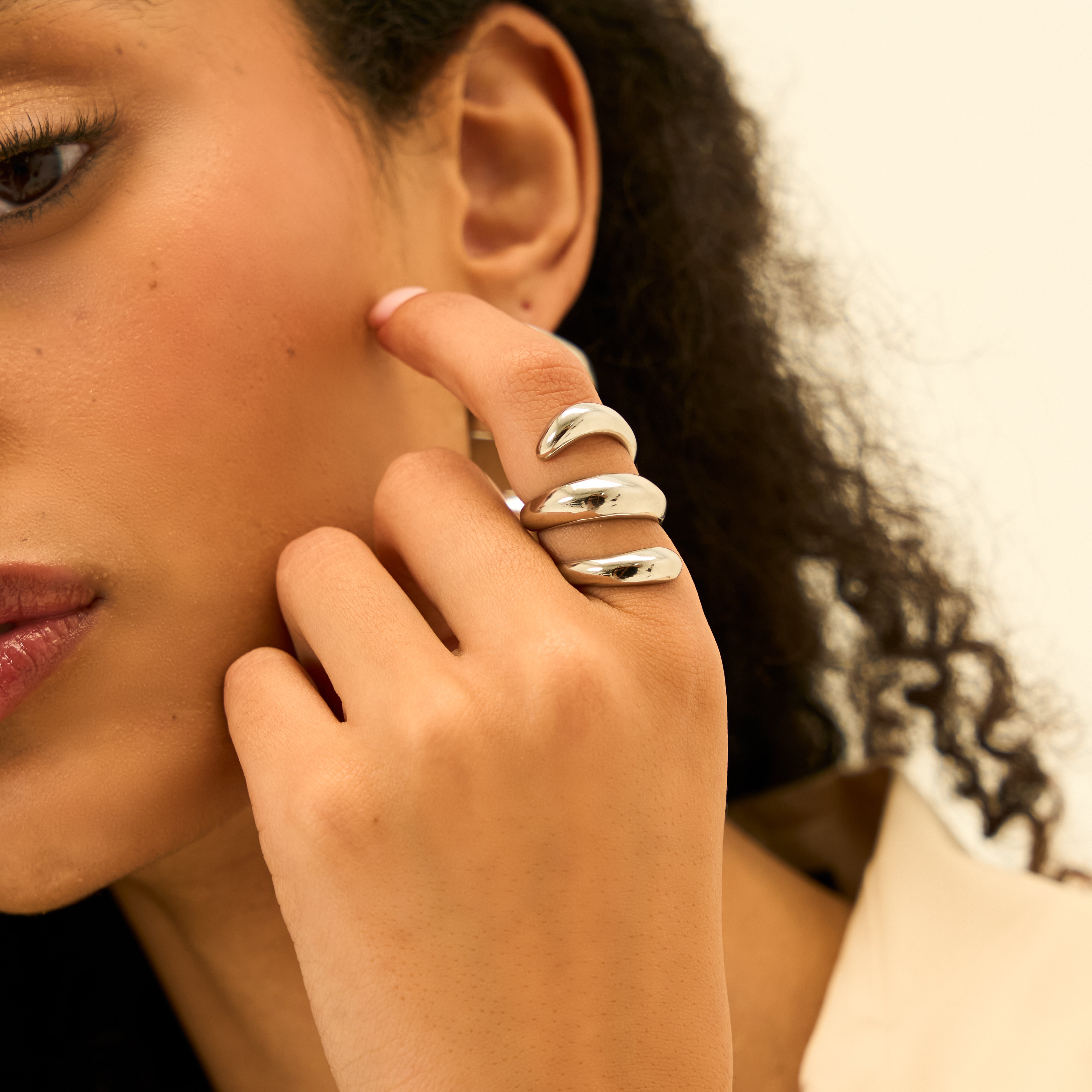 Sylvie Twisted Silver Ring