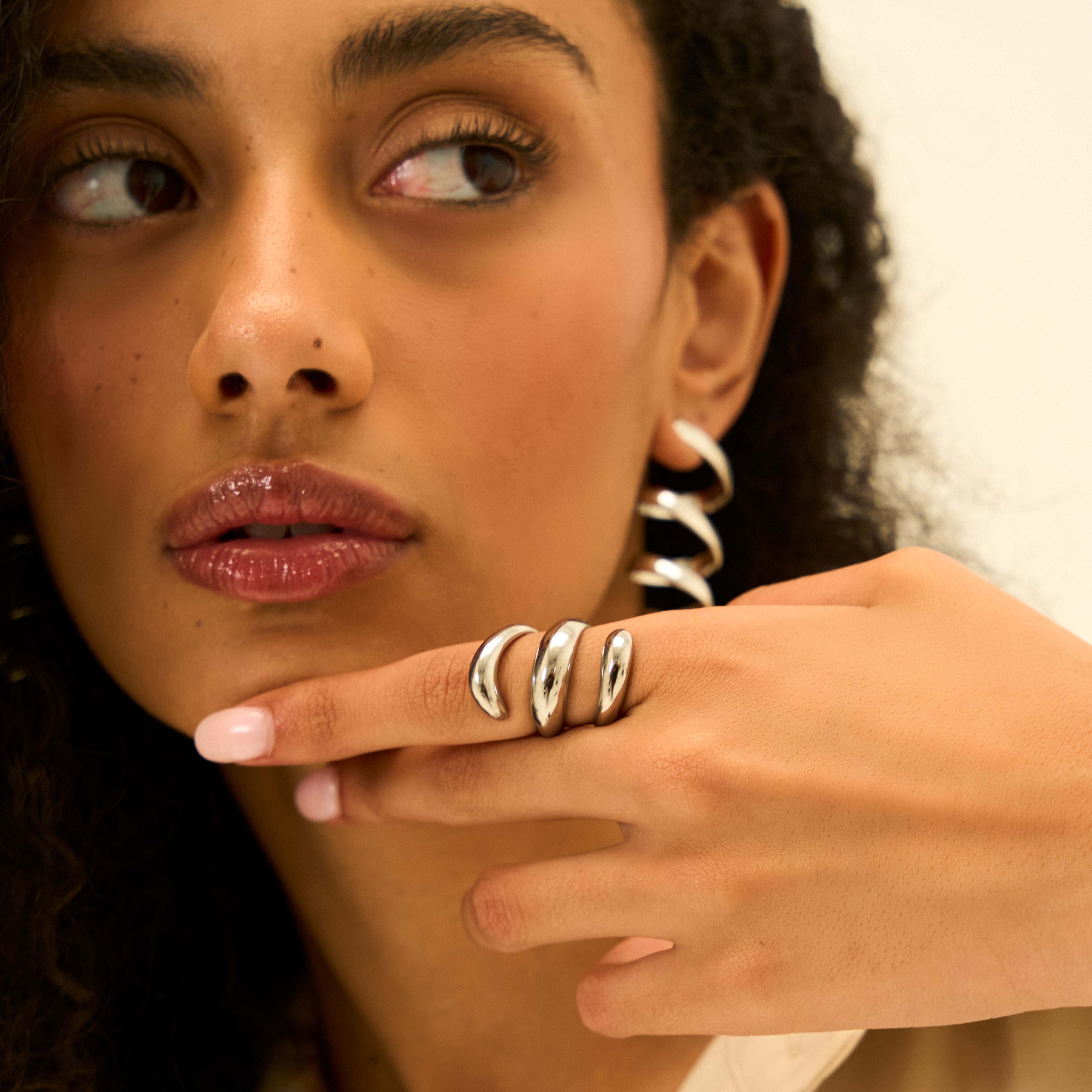 Sylvie Twisted Silver Ring