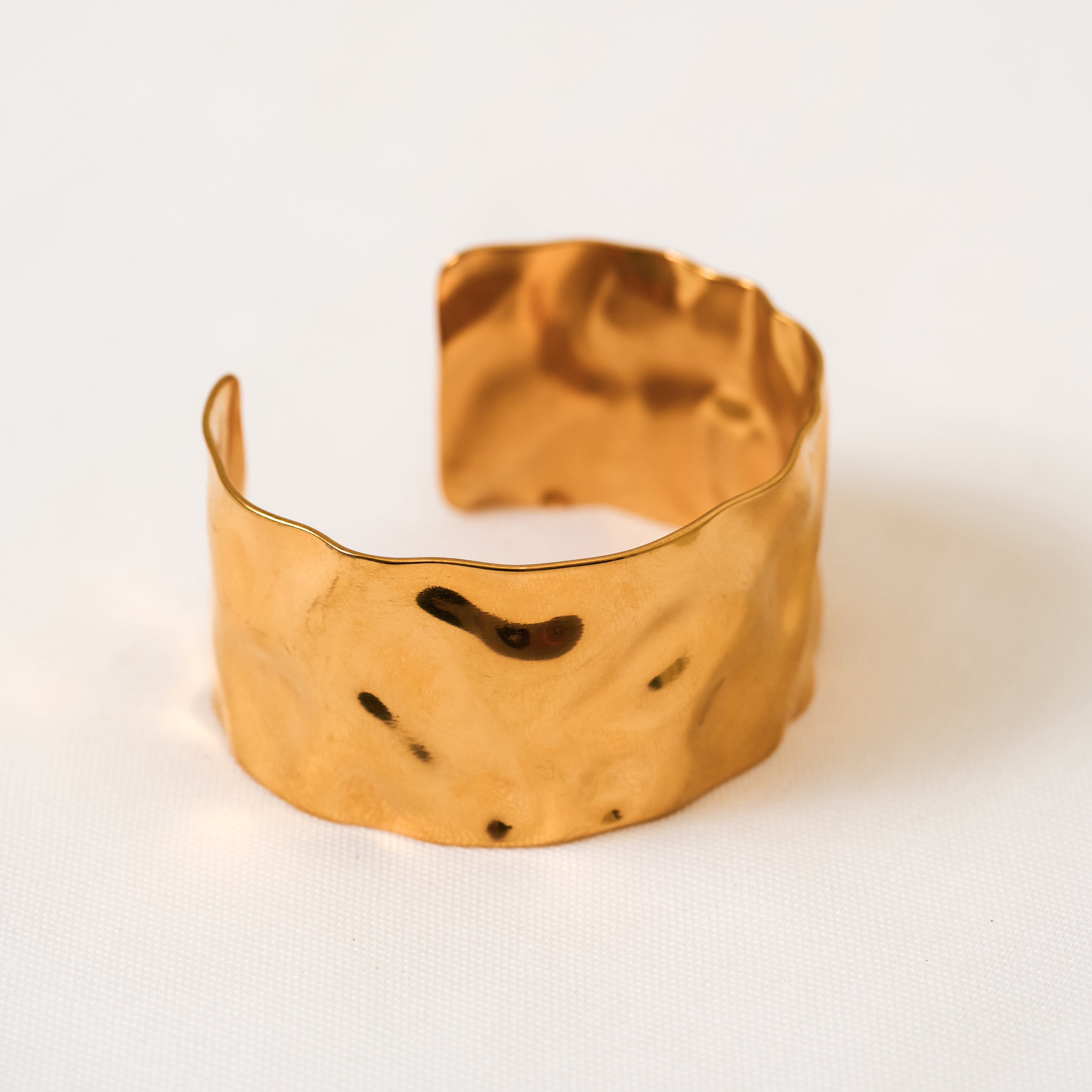 Céline Wave Gold Cuff in 18K Gold Plated