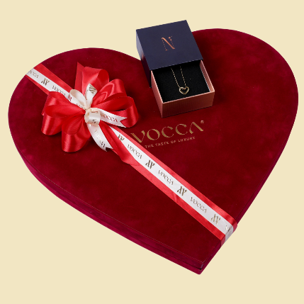 Vocca x Noya - Cuddle Chocolate Box & Paloma Pendant Necklace - 001