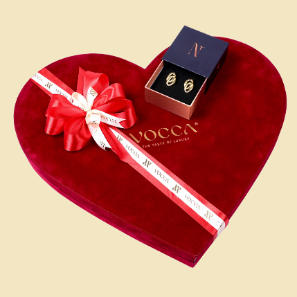 Vocca x Noya - Cuddle Chocolate Box & Penelope Drop Earrings - 002