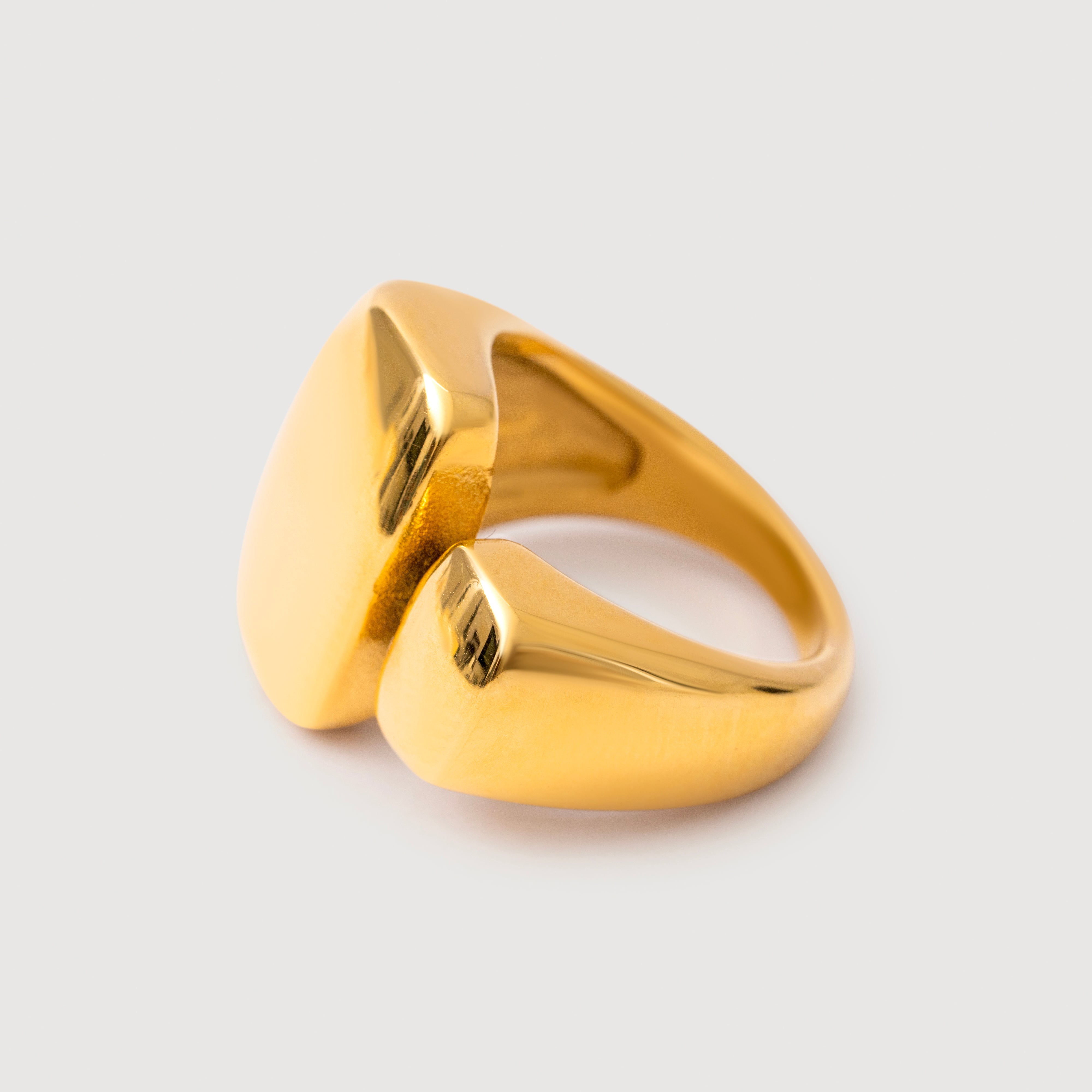 Rhonda Chunky Ring in 18K Gold Plated