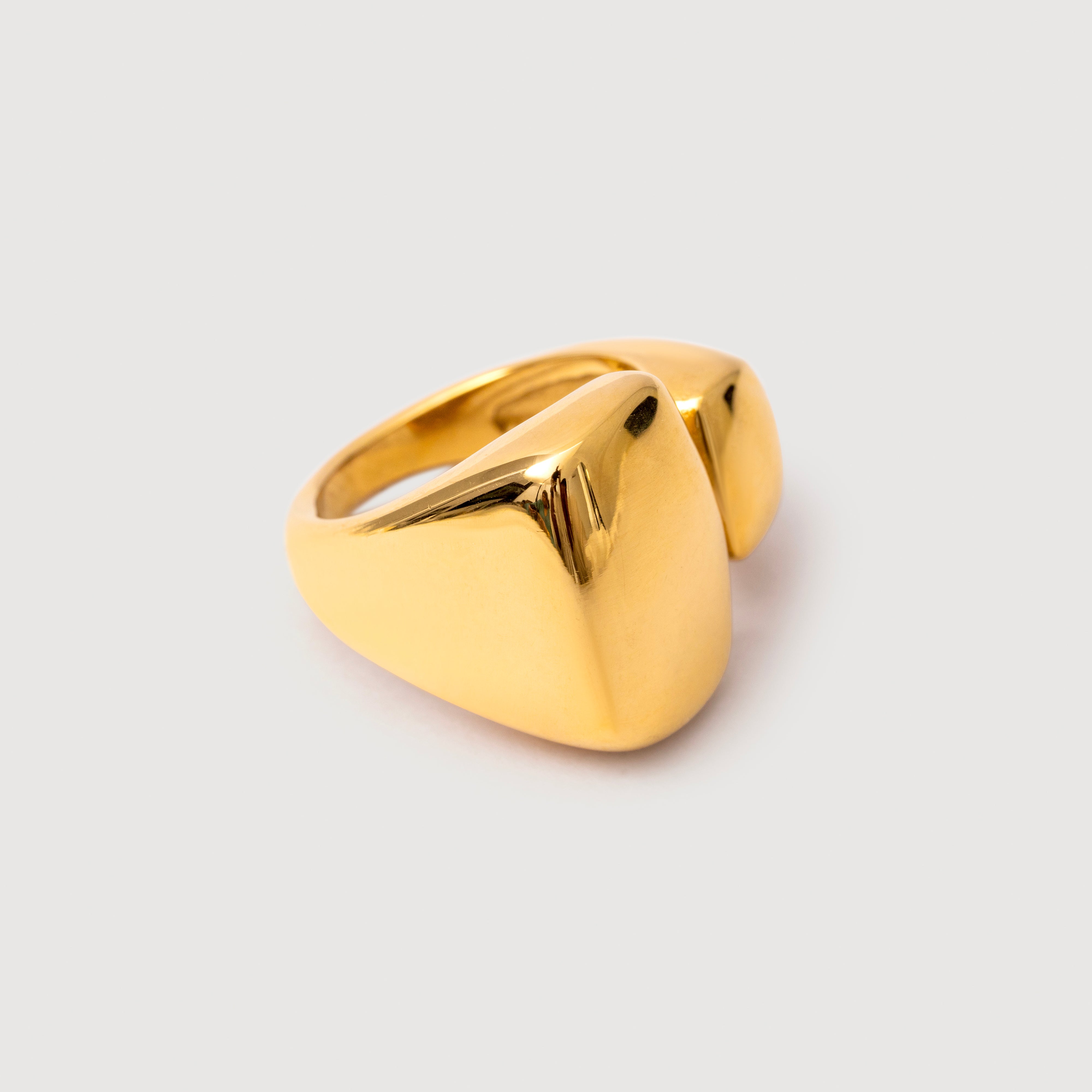 Rhonda Chunky Ring in 18K Gold Plated