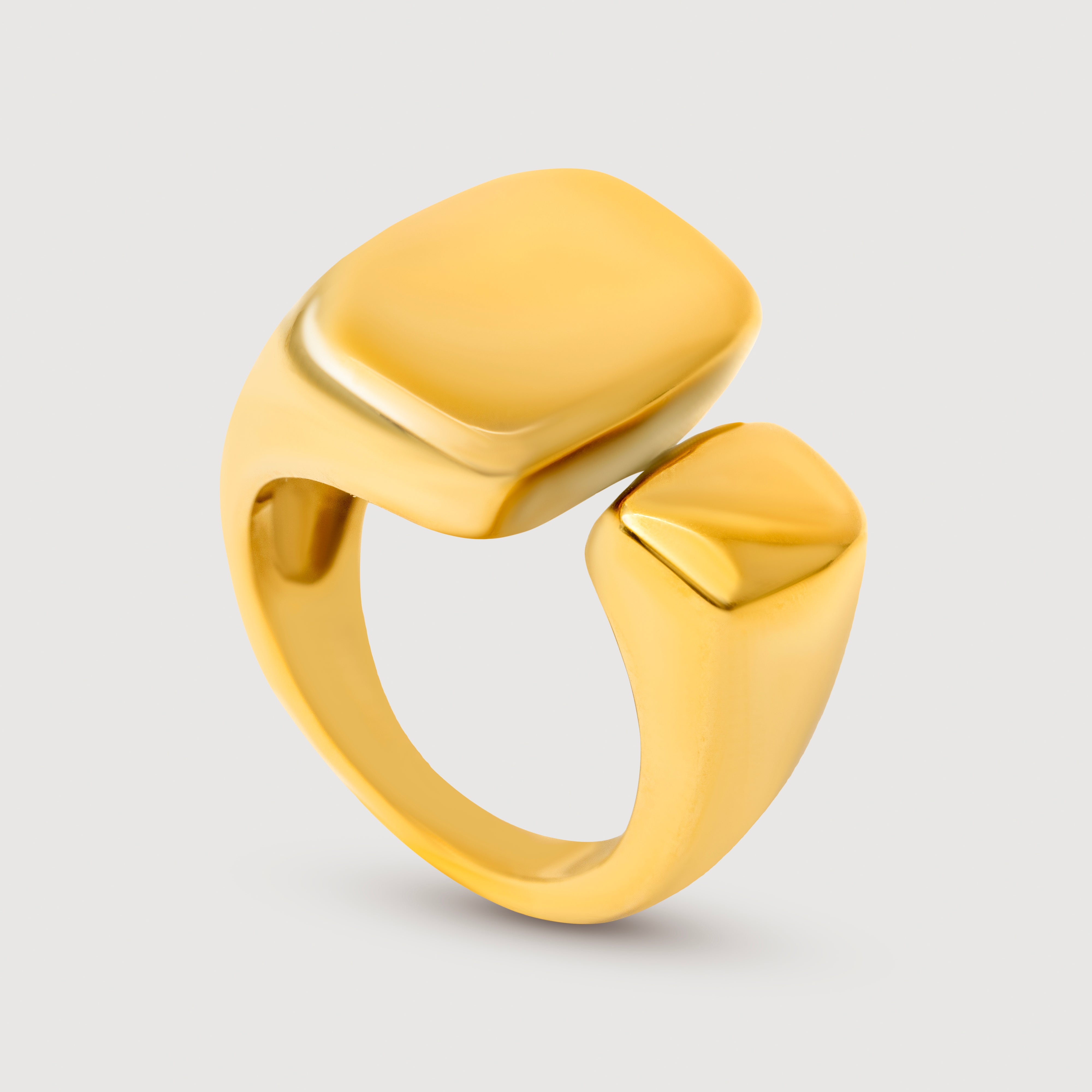 Rhonda Chunky Ring in 18K Gold Plated