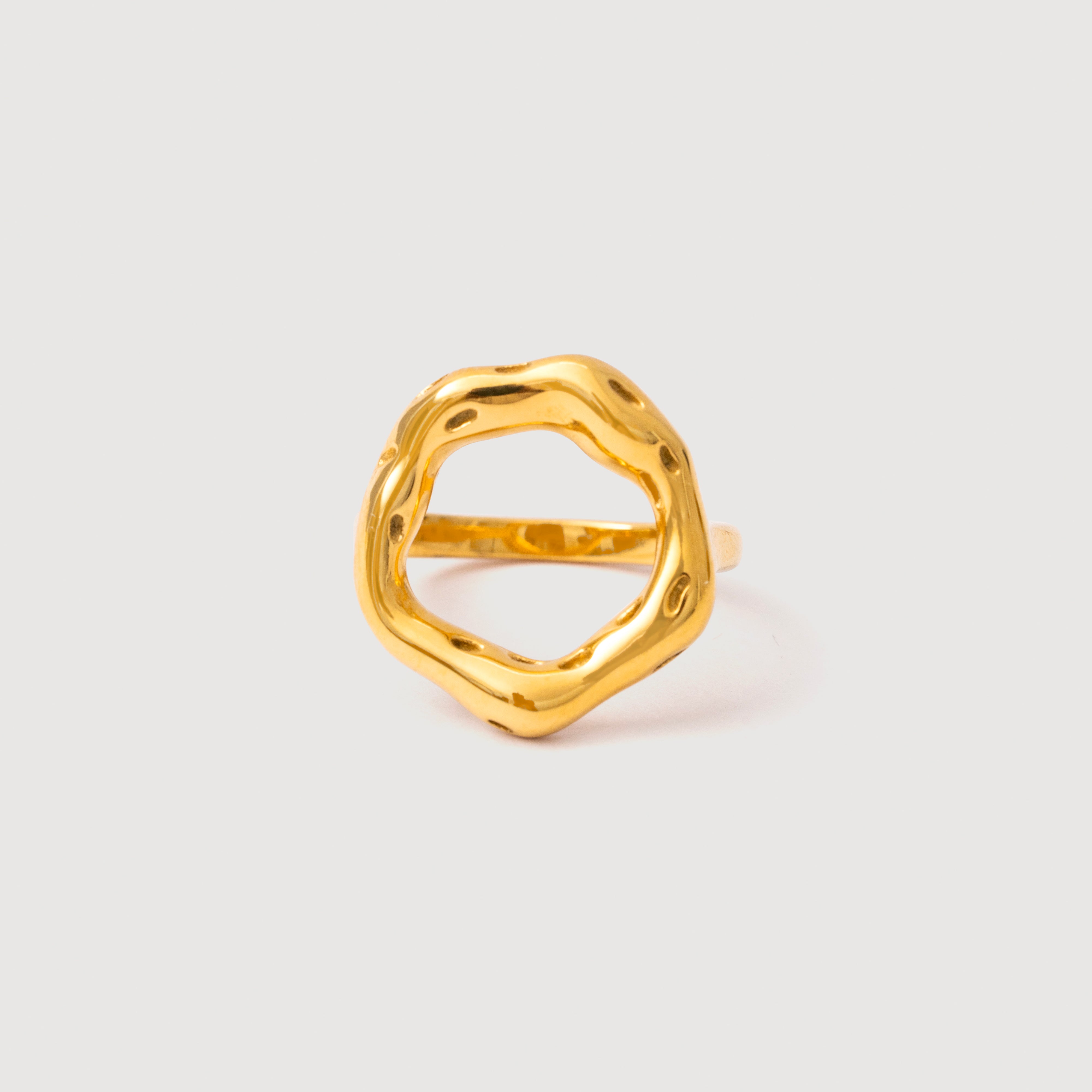 Coco Open Ring in 18K Gold Plated