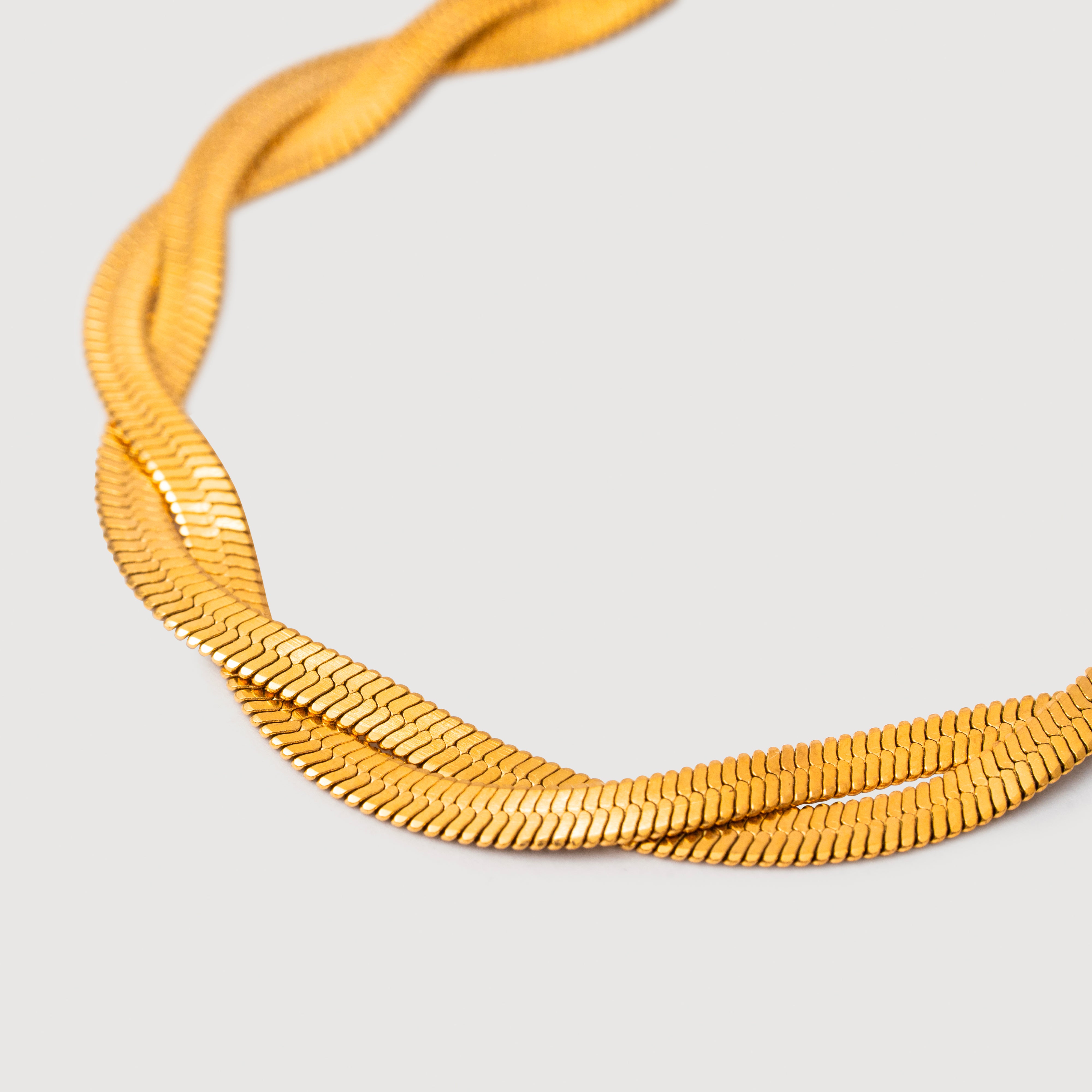 Ava Gold Bracelet in 18K Gold Plated
