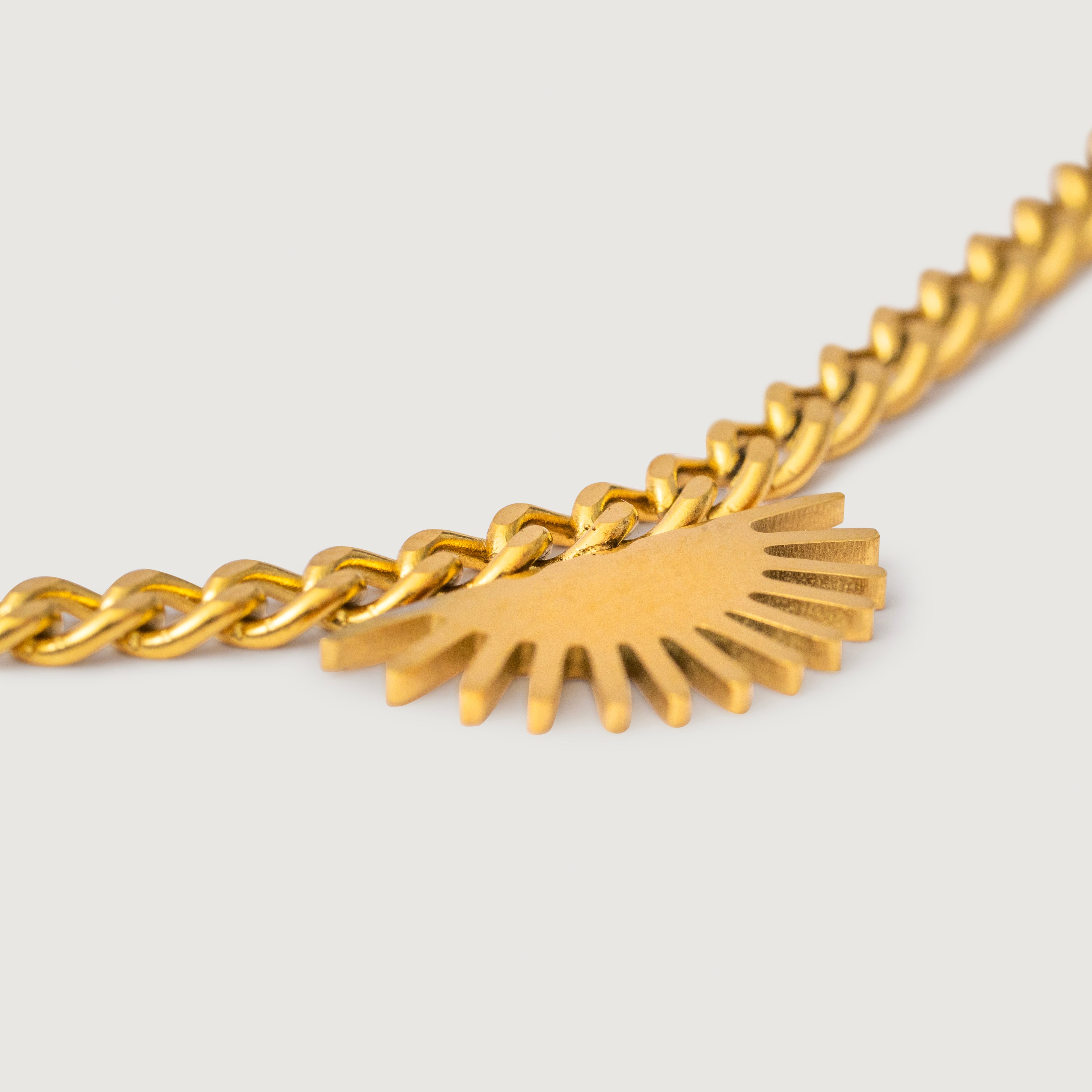 Batur Sunrise Motif Bracelet in 18K Gold Plated