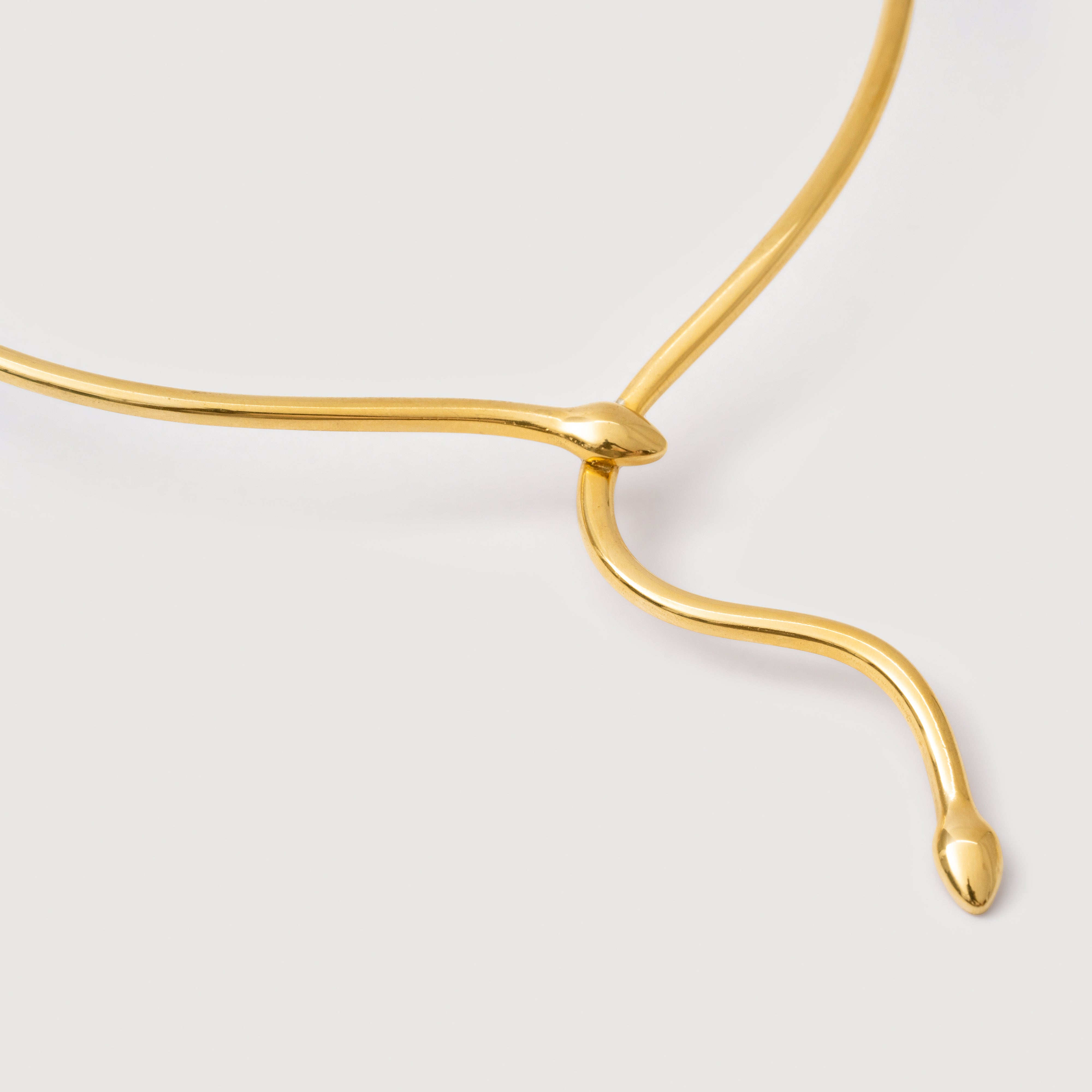 Nagini Necklace in 18K Gold Plated