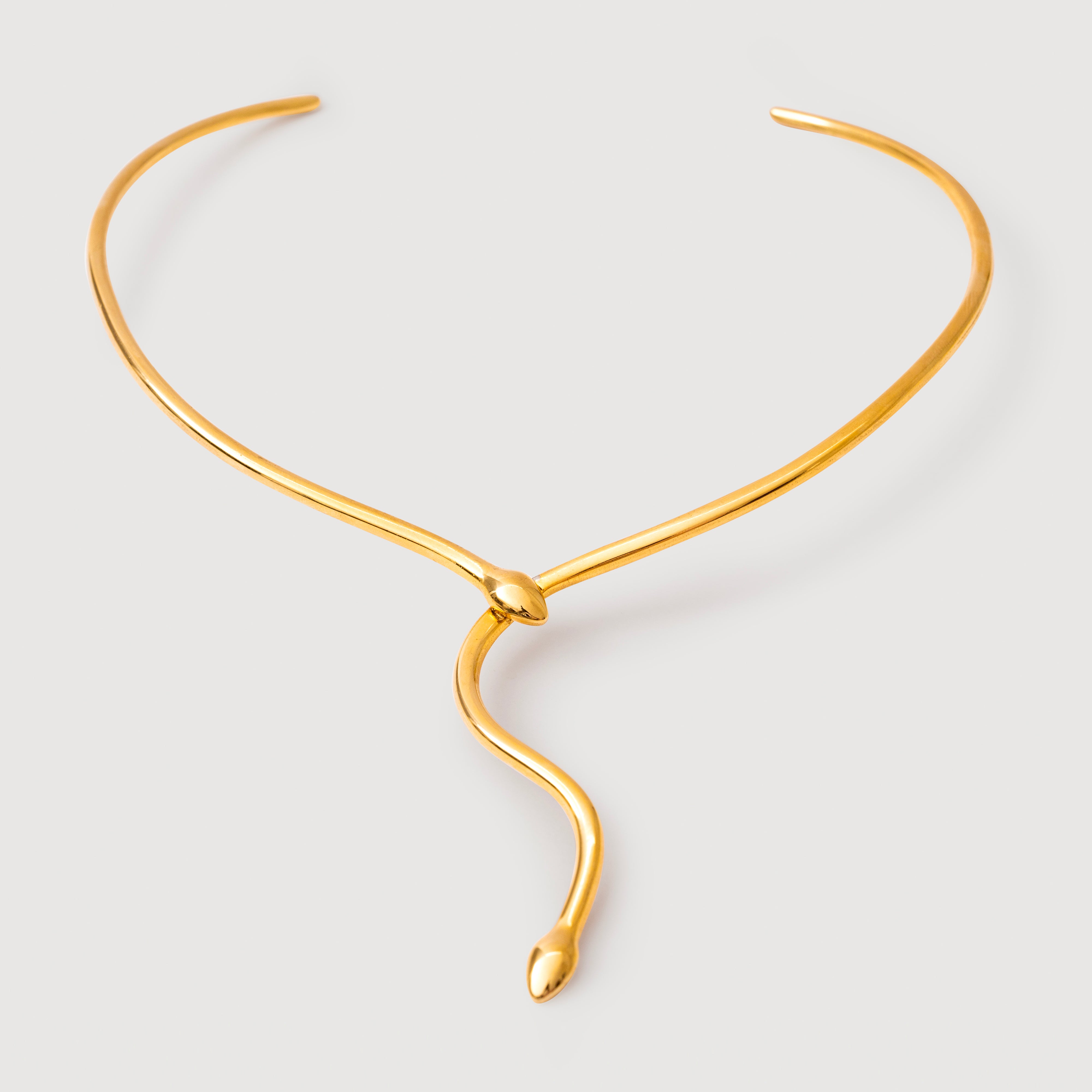 Nagini Necklace in 18K Gold Plated