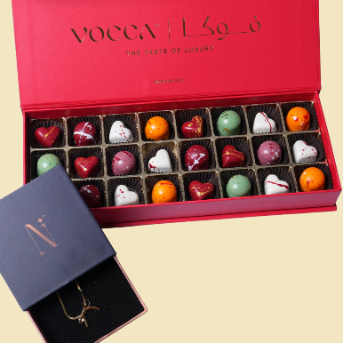 Vocca x Noya - Constellation Chocolate Box & Holly Bow Choker - 001