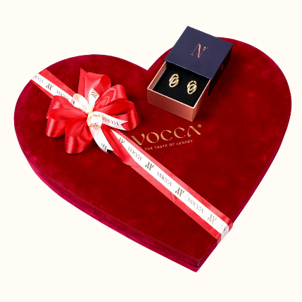 Vocca x Noya - Cuddle Chocolate Box & Penelope Drop Earrings - 002