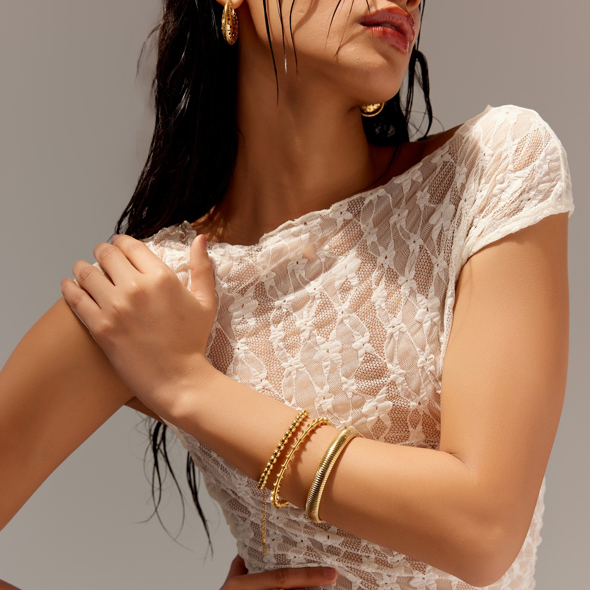 Maya Bracelet in 18K Gold Plated