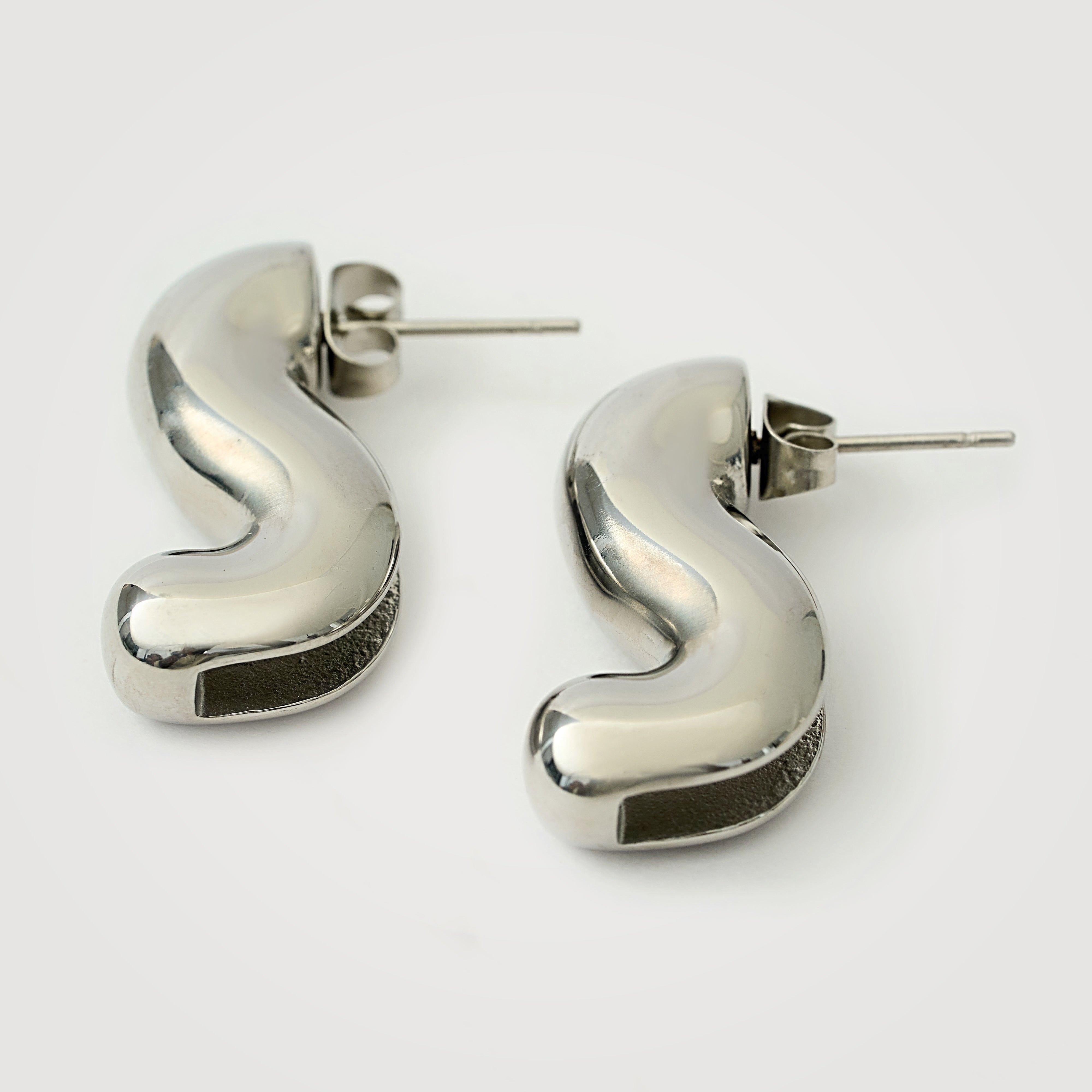 Sabrina S-shape Drop Earrings