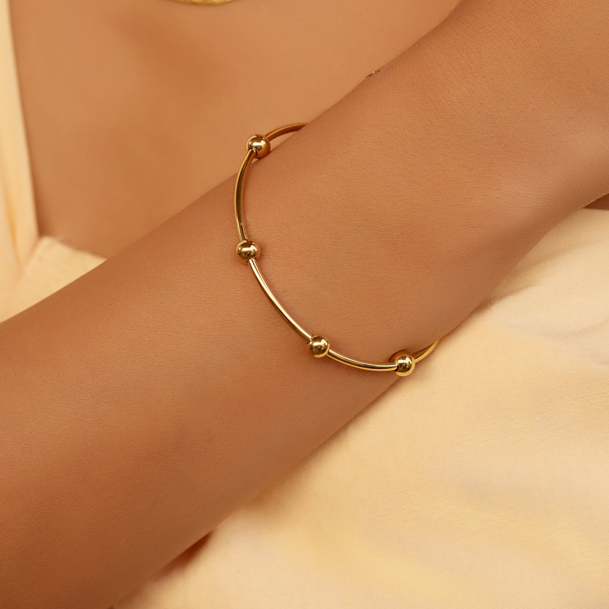 Adara Gold Bangle Bracelet