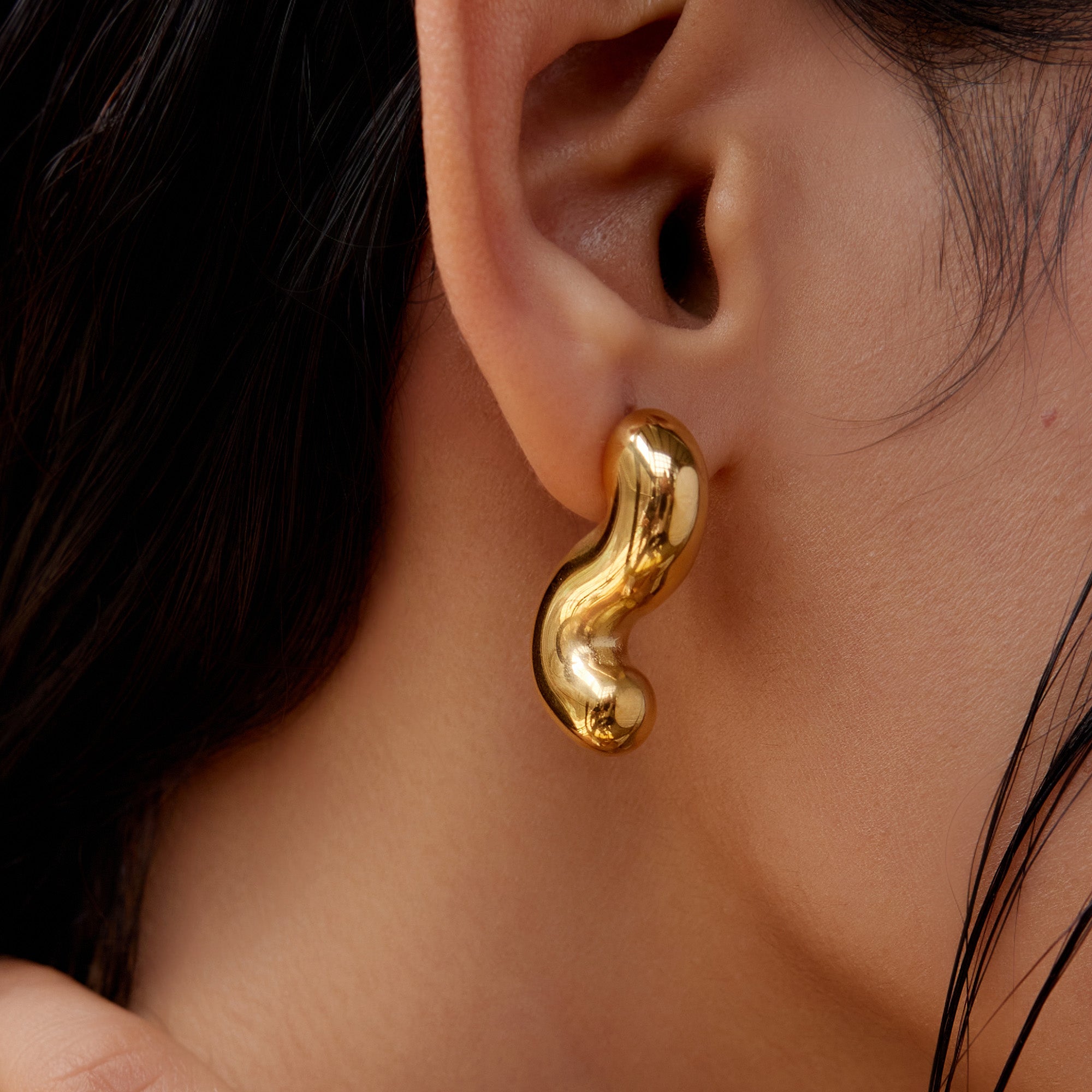 Sabrina Drop Gold Earrings